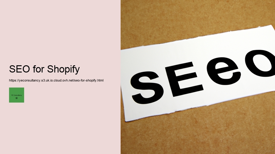 SEO for Shopify